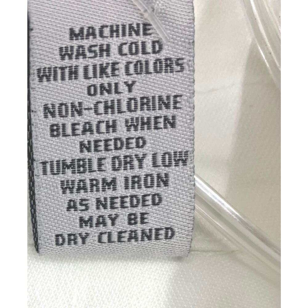 NEW Chico's Platinum Sz 2 Large White Stretch Denim Vest Button Front NWT - Picture 4 of 6